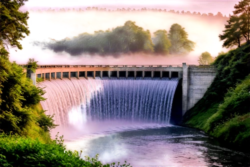 spillway,spillways,hydropower plant,hydroelectric,hydropower,hydroelectricity,fossen,weirs,oker dam,waterpower,etherow,toktogul dam,wier,falls,freshet,dams,aare,pontsycyllte,sluice,montmorency,Art,Classical Oil Painting,Classical Oil Painting 13