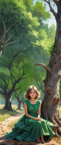 girl with tree,chipko,the girl next to the tree,fantasy picture,dryads,celtic tree,dryad,druidism,margaery,arrietty,rapunzel,fae,argan tree,forest background,fairy tale character,elvish,world digital painting,elven forest,arboreal,the branches of the tree,Conceptual Art,Fantasy,Fantasy 03