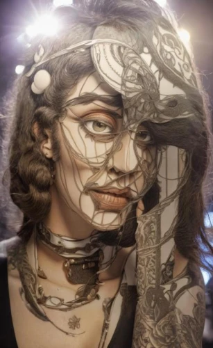 tattoo girl,mosshart,face paint,tattoo expo,galliano,viveros,streampunk,body art,cassander,aphra,vitiligo,stradlin,bodypainting,body painting,chedid,buccellati,starchild,vinoodh,ffp2 mask,iamx