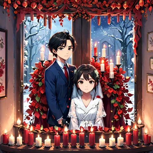 wedding frame,wedding couple,valentines day background,valentine background,valentine candle,silver wedding,wedding decoration,wedding photo,wedding hall,wedding ceremony,romantic portrait,shinran,flower booth,christmas room,bride and groom,candlelight,the ceremony,valentine's day décor,valentine banner,hc,Anime,Anime,Realistic