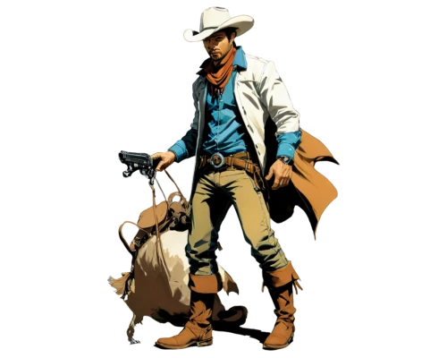 pardner,pecos,sharecropper,campesino,filoni,vaquero,quatermain,cowboy silhouettes,cowboy bone,cowboy,vaqueros,westerns,hedeman,prospectors,pilgrim,cowboys,man holding gun and light,gunslinger,prospector,texano,Conceptual Art,Fantasy,Fantasy 08
