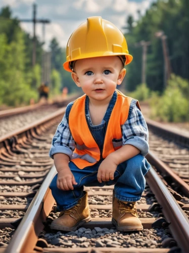 railworkers,railroader,construction worker,hard hat,railwaymen,construction helmet,railroad track,construction company,train track,ertms,constructionists,roadworker,safety hat,hardhat,railroad,railtrack,safety helmet,csx,workways,constructionism,Photography,General,Realistic