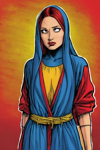 rahab,zarahemla,thyatira,zamka,the prophet mary,chamkaur,ahilyabai,khatoon,khatun,medjugorje,nunsense,malala,mihrimah,jajouka,yazidi,rouiba,rajavi,ghazala,harissa,maryam,Illustration,American Style,American Style 13