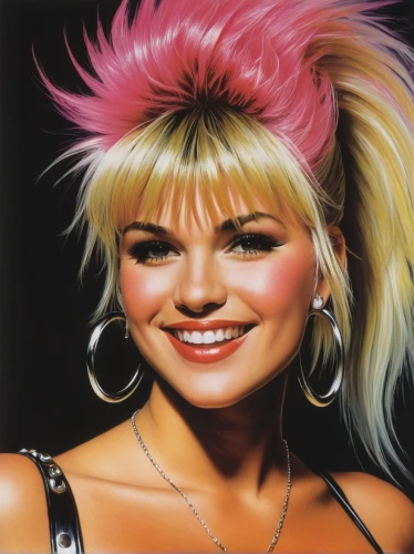 spearritt,xuxa,connie stevens - female,toyah,debbi,wigged,cyndi,hasselbeck,airbrushed,airbrush,fausta,eleniak,lauper,whigfield,mcclarnon,bozzio,eighties,fuzzbox,europop,bouffant,Illustration,Black and White,Black and White 10