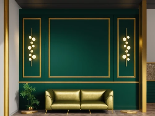 gold wall,metallic door,art deco background,bronze wall,gold stucco frame,art deco frame,art deco,gold foil corner,wall light,wall decoration,wall lamp,wall panel,deco,modern decor,mahdavi,green wallpaper,headboards,contemporary decor,interior decoration,sconces,Photography,General,Realistic