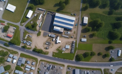 blackbushe,lasham,switchyard,showground,airpark,depots,aerosurveys,bird's-eye view,digitalglobe,aerial shot,car park,farm yard,aerial photograph,brooklands,aerial image,heliports,aerial view,inland port,overhead view,sportpark,Photography,General,Realistic