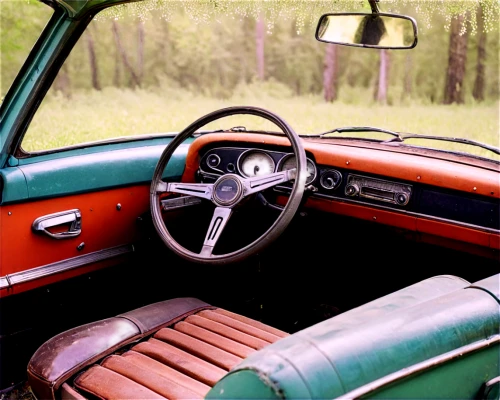 vintage car,leather steering wheel,car interior,vintage vehicle,retro car,oldtimer car,studebaker,ektachrome,old car,the vehicle interior,mercedes benz 190 sl,corvair,classic car,dashboard,retro automobile,vintage cars,mercedes-benz 190 sl,steering wheel,karmann ghia,antique car,Illustration,Paper based,Paper Based 11