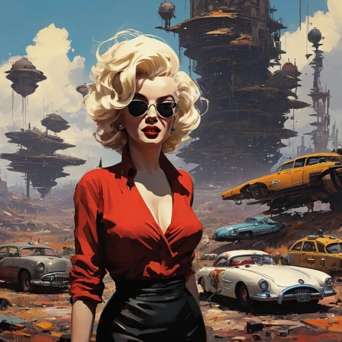 retro woman,retro girl,sedensky,retro women,sci fiction illustration,kommissar,atomic age,aviators,monroe,radebaugh,sci - fi,sci fi,scifi,akira,bombshells,polara,postapocalyptic,marla,50's style,mcginnis,Conceptual Art,Sci-Fi,Sci-Fi 01