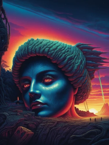 psygnosis,the sphinx,andromeda,dune,inanna,deodato,hildebrandt,cleopatra,cerati,xanadu,eternia,arcadia,venus,ayat,polara,nefertiti,sphinx,neptunian,sirens,viewing dune,Illustration,Realistic Fantasy,Realistic Fantasy 25