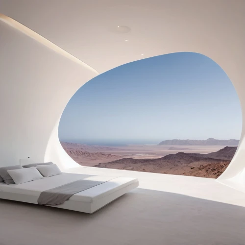 dunes house,superadobe,ufo interior,cubic house,round window,sky space concept,futuristic architecture,mirror house,window with sea view,igloos,igloo,futuristic landscape,sky apartment,great room,parabolic mirror,earthship,roof landscape,modern minimalist lounge,white room,roof domes,Conceptual Art,Sci-Fi,Sci-Fi 04