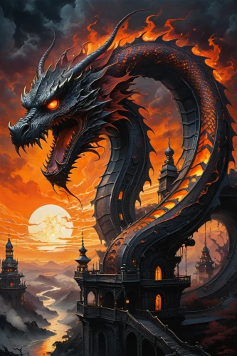 black dragon,dragon fire,shenlong,dragon of earth,fire breathing dragon,painted dragon,dragonheart,targaryen,dragon,dragonfire,dragon bridge,dragones,dragonlord,firedrake,dragonriders,dragons,eragon,wyrm,dragonja,gopendra,Illustration,Realistic Fantasy,Realistic Fantasy 04