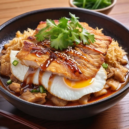 donburi,shoyu,braised pork rice,akodon,udon,noodle bowl,udon noodles,tamago,rice with minced pork and fried egg,korean side dish,rice with fried egg,jjigae,fukatsu,korean cuisine,tonkatsu,takatsu,japanese noodles,shigakogen,borsoi,dongyang,Photography,General,Realistic