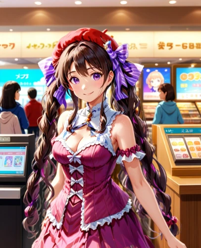 cybercafe,akihabara,chieri,tokimeki,asahina,dressup,sakiko,nozomi,masayo,sakuya,nogaideli,cybercafes,salesgirl,cash register,bakery,ice cream parlor,cafe,yurika,michiru,ice cream shop,Anime,Anime,General