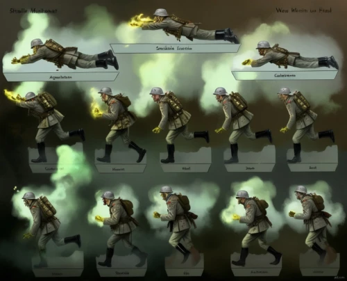 fighting poses,flamethrowers,battlefronts,dakka,shield infantry,panzerkorps,steamrolls,bronze horseman,torches,pyromaniacs,pyrotechnicians,torchbearers,gunrunners,revolvers,slann,skaven,freikorps,firedancer,grimgor,armymen,Unique,Design,Character Design