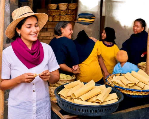 laotians,taquerias,vietnamese woman,vietnamese tet,tamales,bolivianos,vendors,peruvian women,guatemalans,girl with bread-and-butter,tortillas,salvadorans,vendor,salvadorians,ecuadorians,storekeepers,lumpia,livelihood,stallholder,breadmaking,Illustration,Retro,Retro 24