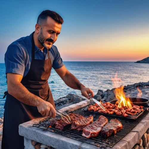 tziolis,asado,sardinian,parrilla,cucinotta,souvlaki,diresta,nikolaos,men chef,mediterranean cuisine,barbacoa,papathanassiou,barbeque,iberico,panagiotis,grilled meats,pescatori,bbq,gargano,tomasetti,Photography,General,Realistic