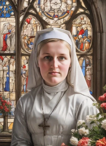 postulant,nunsense,clergywoman,ursulines,lacordaire,portrait of christi,joan of arc,novitiate,abbess,consolata,prioress,the prophet mary,nunnery,canoness,mary 1,canonised,duchesne,canonisation,immaculata,to our lady,Digital Art,Comic