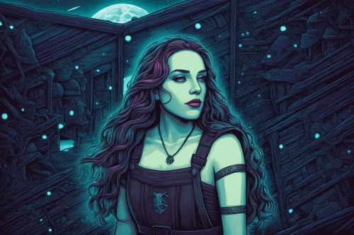 sci fiction illustration,morwen,melisandre,moonsorrow,meg,hecate,gothika,clary,sirenia,xandria,leota,callisto,diamanda,sigyn,ravenloft,marceline,drusilla,cailleach,selene,daffney,Illustration,Realistic Fantasy,Realistic Fantasy 25