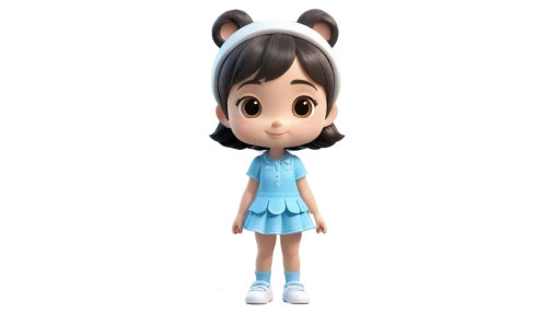 mii,3d rendered,3d render,tsukiko,3d model,cute cartoon character,3d figure,anime 3d,cyan,nanako,chibi girl,ashima,mio,chiun,minimo,character animation,render,chiwawa,renderman,3d modeling,Unique,3D,3D Character