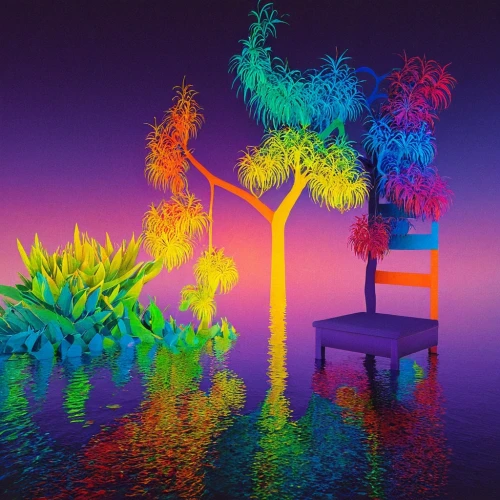 colorful tree of life,neon body painting,uv,colorful light,fallen colorful,fluorescens,lava lamp,neon ghosts,light art,fluorescence,acid lake,color fields,kaleidoscape,multispectral,magic tree,chroma,vibrant,biopiracy,chihuly,ikebana,Illustration,Realistic Fantasy,Realistic Fantasy 36