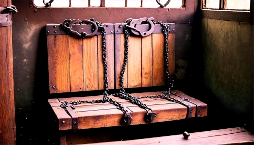 iron door,manacles,wrought iron,ironwork,shackles,shackling,imprisonment,unshackle,turnstiles,old chair,iron chain,detainee,ensnares,iron gate,metal frame,metal gate,gallows,condemned,padlocked,rusty chain,Art,Artistic Painting,Artistic Painting 39
