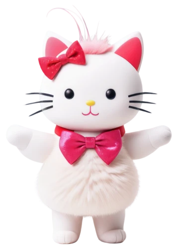 doll cat,hello kitty,kihon,fuwa,cat kawaii,kittu,kitti,pink cat,pink bow,cute cat,kittenish,meap,cute cartoon character,white cat,minimo,cate,songkitti,white bow,transparent background,cony,Conceptual Art,Graffiti Art,Graffiti Art 05