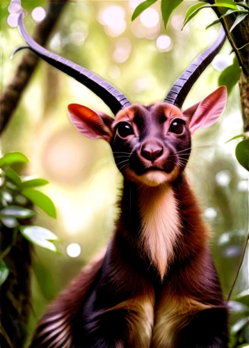 miomantis,duiker,drepanidae,ibexes,leporidae,kudu,saola,longicornis,triaenops,venado,babiker,sciuridae,blesbok,chevrotain,brachyurus,antelope,artiodactyla,acheilognathus,long eared,huemul,Illustration,Realistic Fantasy,Realistic Fantasy 04