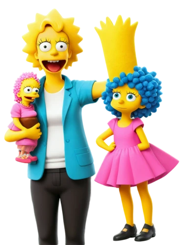 simpson,simpsons,marge,homerf,scottoline,3d render,fundora,happy family,bart,wiggum,dollfus,frink,lisa,3d rendered,mombi,moppets,krusty,homerless,doll figures,parents with children,Art,Classical Oil Painting,Classical Oil Painting 35