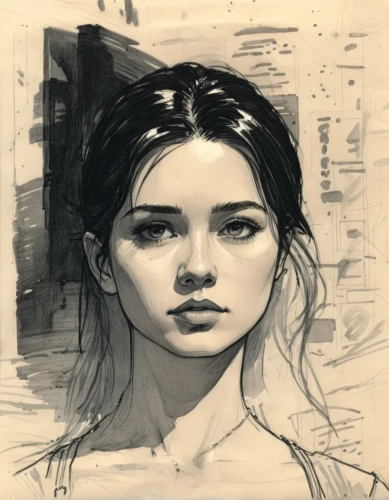 girl drawing,katniss,girl portrait,young girl,margaery,behenna,liesel,girl in a long,young woman,portrait of a girl,mystical portrait of a girl,study,margairaz,amihan,krita,vintage drawing,young lady,the girl,etty,hypatia,Illustration,Paper based,Paper Based 07