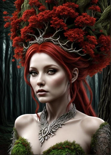 dryads,dryad,faery,seelie,faerie,elven flower,fae,tuatha,celtic queen,fantasy art,titania,fairie,fantasy portrait,behenna,sirenia,maenads,persephone,druidic,morwen,elfland