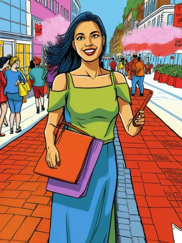 shakuntala,zamka,moc chau hill,comic halftone woman,vasundhara,pixton,manorama,woman holding a smartphone,kalpana,matangi,vidya,avantika,gopika,woman walking,meera,woman shopping,padmini,suvarna,shopping icon,jyotsna,Illustration,American Style,American Style 13