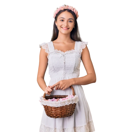 pragathi,pilipina,florinda,colombina,chiquititas,milkmaid,filipiniana,dirndl,quinceaneras,guelaguetza,hermia,flowers in basket,wicker basket,rosalinda,akshaya,prarthana,poornima,quinceanera,gautami,vaishnavi,Art,Classical Oil Painting,Classical Oil Painting 31