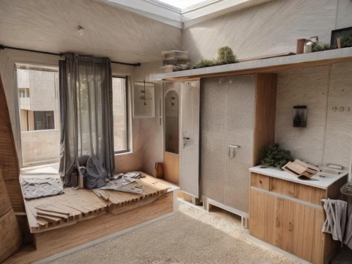 luxury bathroom,japanese-style room,restored camper,banya,small cabin,cabin,inverted cottage,willerby,electrohome,mobile home,shelterbox,wooden sauna,bathroom,small camper,modern room,bath room,ensuite,kamar,airstream,cubic house,Architecture,General,Modern,Sustainable Innovation
