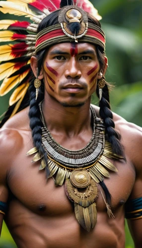 kayapo,huaorani,tribesman,siberut,amerindian,yanomami,apayao,aravan,ixil,dayaks,raavan,embera,paiwan,igorot,mentawai,papuans,goroka,papuan,intertribal,dayak,Photography,General,Realistic