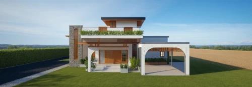 3d rendering,modern house,cubic house,render,inverted cottage,sketchup,frame house,homebuilding,pergola,grass roof,garden elevation,small house,renders,revit,model house,residential house,holiday villa,two story house,passivhaus,prefab,Photography,General,Realistic
