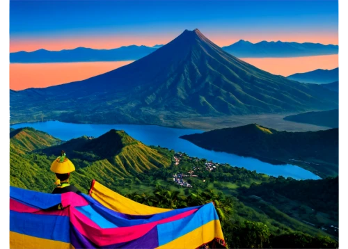 arenal volcano,rinjani,mayon,philippines scenery,mindanao,mountain paraglider,solola,atitlan,labuanbajo,volcan,rutaganda,banaue,perleberg,biliran,apayao,annapurna,semeru,rabaul,sails of paragliders,prayer flags,Conceptual Art,Daily,Daily 19