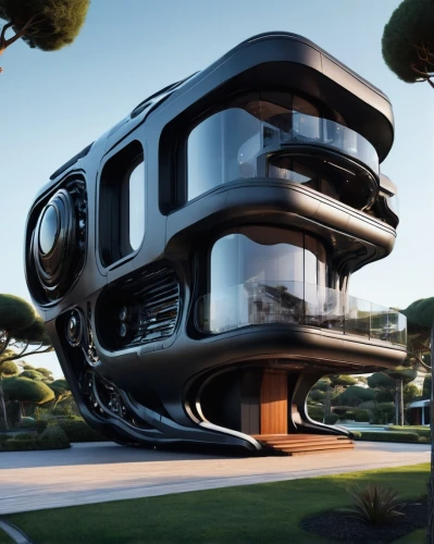 futuristic architecture,cubic house,modern architecture,cube house,modern house,futuristic art museum,cube stilt houses,dunes house,dreamhouse,electrohome,smart house,underground garage,3d rendering,futuristic car,mobile home,arcology,prefab,arhitecture,futuristic landscape,luxury property,Conceptual Art,Sci-Fi,Sci-Fi 03