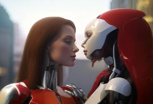 fembots,first kiss,sapphic,fembot,girl kiss,making out,smooch,seana,kiskeya,boy kisses girl,makeout,kisschasy,kisser,snogging,automatons,robotham,humanoids,face to face,kissed,androids