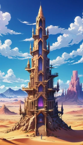 agrabah,desert background,desert desert landscape,stone desert,ancient city,desert landscape,semidesert,rem in arabian nights,sandcastle,the desert,the ruins of the,sandrock,background design,sand castle,arid land,castrum,sandbelt,wastelands,barsoom,planetaria,Illustration,Japanese style,Japanese Style 03