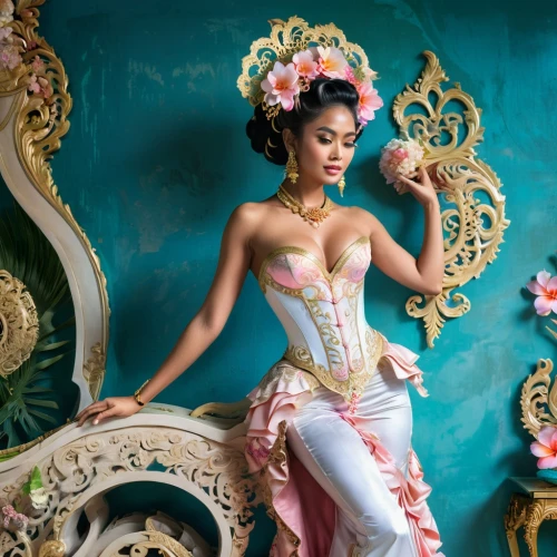 peranakans,bharathanatyam,balinese,peranakan,natyam,bayadere,ethnic dancer,oriental princess,apsara,mohini,javanese,asian costume,indian bride,cambodians,bellydance,filipiniana,shobana,kebaya,miss vietnam,flamenca,Conceptual Art,Fantasy,Fantasy 24