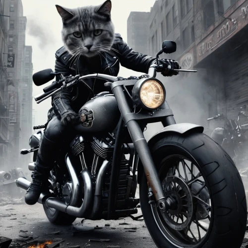 street cat,alleycat,alley cat,harley davidson,cat warrior,black motorcycle,blacksad,biker,stray cats,vintage cat,heavy motorcycle,red cat,hellcat,the cat,harley-davidson wlc,stray cat,citycat,wild cat,motorcycle,catman,Conceptual Art,Fantasy,Fantasy 33