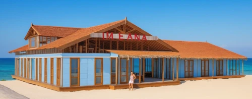 beach hut,stilt house,lifeguard tower,cube stilt houses,floating huts,beach house,sketchup,stilt houses,wooden sauna,beach restaurant,beach huts,wooden house,straw hut,seaside resort,holiday villa,beachhouse,wooden hut,3d rendering,dunes house,wooden construction,Photography,General,Realistic