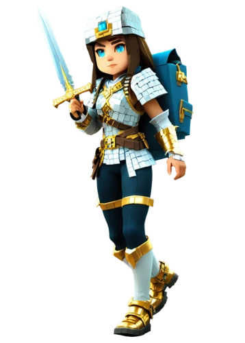 lumidee,paladin,3d render,swordmaster,knight star,joan of arc,goldwind,voxel,3d rendered,playmobil,cleric,voxels,minifigure,3d figure,knight armor,jaune,agness,lightcraft,swordswoman,3d model,Photography,Documentary Photography,Documentary Photography 32