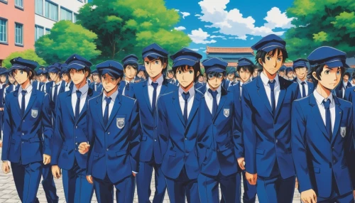 seigaku,gosho,police uniforms,heiji,ouran,gakuen,eyeshield,suzuran,detective conan,apollon,salarymen,bluebeat,seido,mangabeys,schoolboys,ouranoupoli,polizia,torekba,toutai,sonoda,Illustration,Japanese style,Japanese Style 05