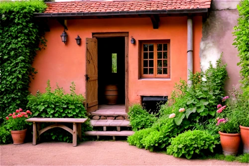 cottage garden,hameau,giverny,miniature house,cortile,provencal,alsace,garden door,courtyards,auberge,rothenburg,patio,provencal life,provencale,dordogne,agritubel,doorsteps,garten,doorstep,courtyard,Photography,Black and white photography,Black and White Photography 03