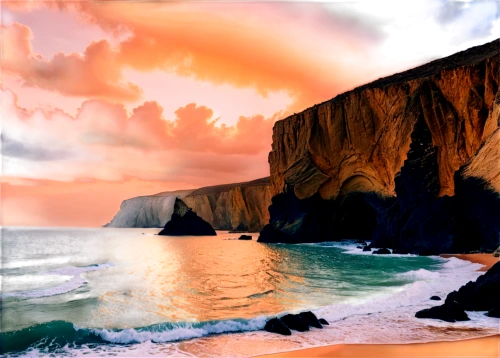 durdle door,cliffs of etretat,etretat,jurassic coast,cliffs etretat,clifftops,cliffs ocean,quiberon,cliffs,pentire,cliff coast,clifftop,flamborough,normandy,the cliffs,coastal landscape,bossiney,seascape,sceleton coast,furore,Illustration,Realistic Fantasy,Realistic Fantasy 47