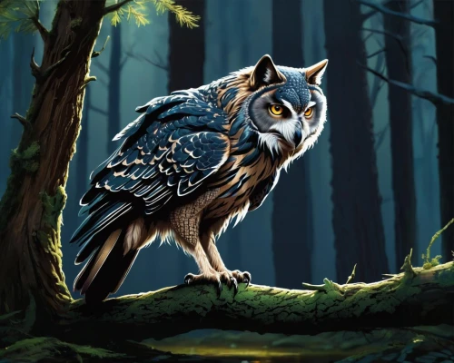 owl background,owl nature,owl,owl art,owl drawing,large owl,digital painting,wol,forest animal,hedwig,hoo,wolpaw,skoll,fantasy animal,wolferen,ealdwulf,siberian owl,european wolf,wolfsangel,world digital painting