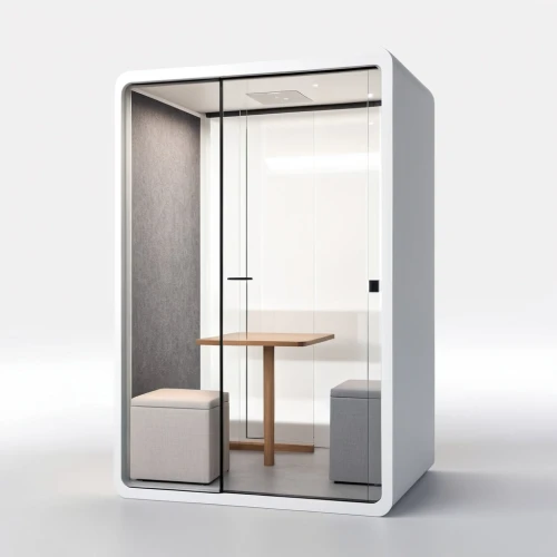 dumbwaiter,demountable,will free enclosure,shelterbox,whitebox,dialogue window,unimodular,3d mockup,smartsuite,modern office,oticon,cubicle,dinette,aircell,3d rendering,enclosure,rietveld,cuboid,telepresence,storage cabinet,Photography,General,Realistic
