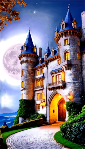 fairy tale castle,fairytale castle,fairy tale castle sigmaringen,chateau,castel,castlelike,chateaux,haunted castle,castle,medieval castle,castles,gold castle,knight's castle,castle of the corvin,castledawson,castletroy,fantasy picture,dunrobin castle,bethlen castle,carcassone,Illustration,Retro,Retro 13