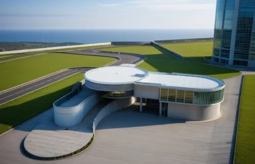 futuristic art museum,futuristic architecture,vlissingen,snohetta,planetariums,offshore wind park,helipad,dunes house,house of the sea,seaham,mabhida,tilbian,senedd,ovingdean,seasteading,helgoland,3d rendering,helipads,wylfa,modern architecture,Photography,General,Realistic